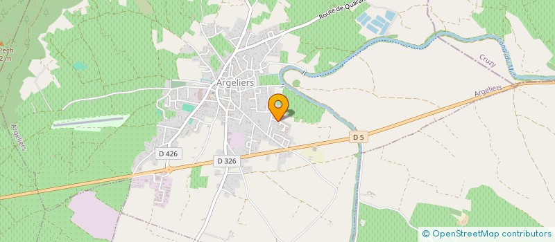 localisation de l'entreprise MONSIEUR XAVIER RIBA  ARGELIERS