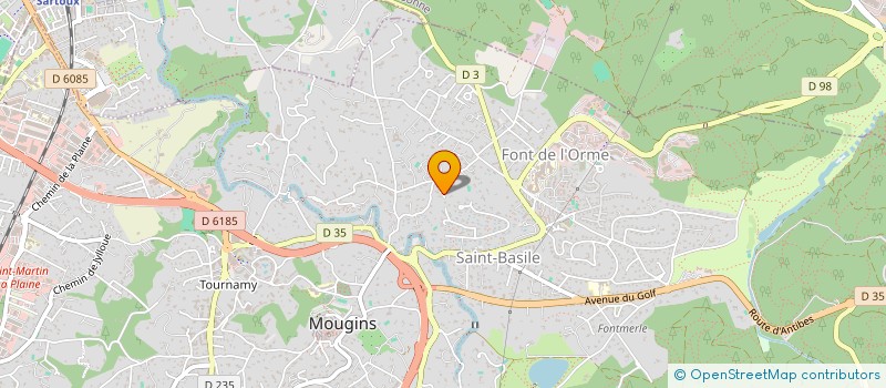 localisation de l'entreprise MONSIEUR XAVIER RIBO à MOUGINS