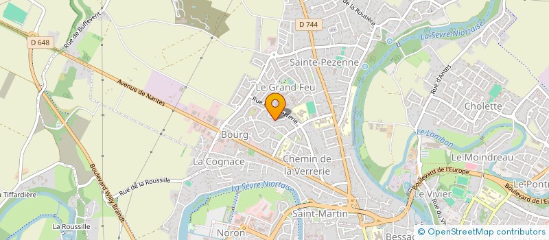 localisation de l'entreprise MONSIEUR XAVIER RIBOT à NIORT
