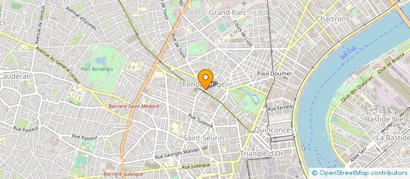 localisation de l'entreprise MONSIEUR XAVIER RICAUT à BORDEAUX