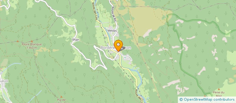 localisation de l'entreprise MONSIEUR XAVIER RICHARD  BORDERES-LOURON