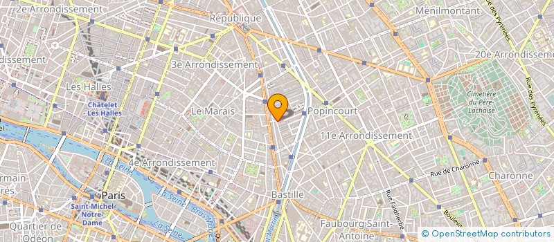 localisation de l'entreprise MONSIEUR XAVIER RICHER  PARIS