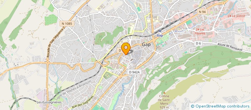 localisation de l'entreprise MONSIEUR XAVIER RICHIERO  GAP