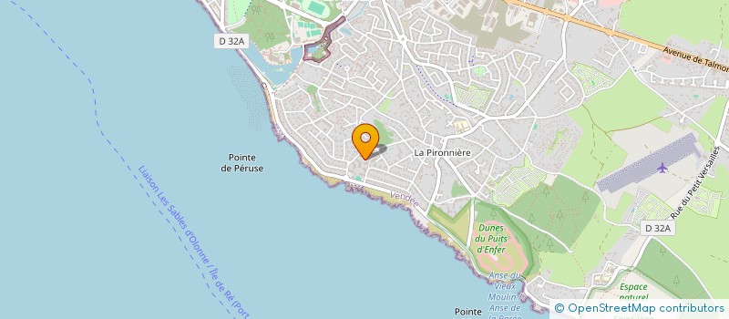 localisation de l'entreprise MONSIEUR XAVIER RIDEAU à LES SABLES D'OLONNE