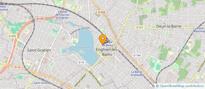 localisation de l'entreprise MONSIEUR XAVIER RIGAUT à ENGHIEN-LES-BAINS