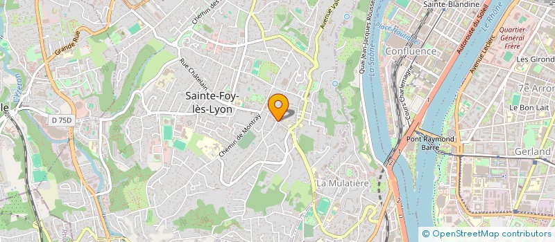 localisation de l'entreprise MONSIEUR XAVIER RIGO à SAINTE-FOY-LES-LYON