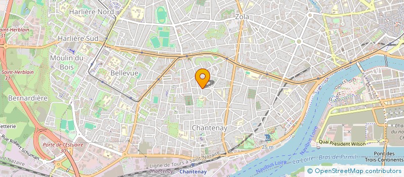 localisation de l'entreprise MONSIEUR XAVIER RIMBAULT  NANTES