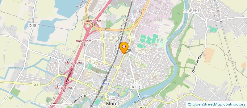 localisation de l'entreprise MONSIEUR XAVIER RIOT  MURET