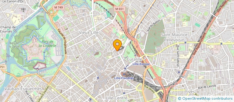 localisation de l'entreprise MONSIEUR XAVIER RIVOIRE à LILLE