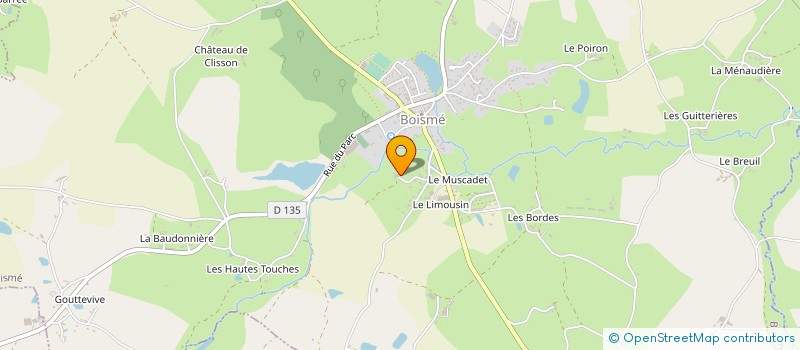 localisation de l'entreprise MONSIEUR XAVIER ROBERT  BOISME