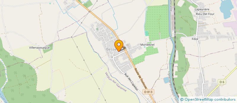 localisation de l'entreprise MONSIEUR XAVIER ROBERT-BERNIER  BESSENS