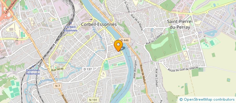 localisation de l'entreprise MONSIEUR XAVIER ROCHARD à CORBEIL-ESSONNES