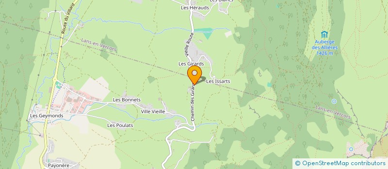 localisation de l'entreprise MONSIEUR XAVIER ROCHAS  LANS-EN-VERCORS