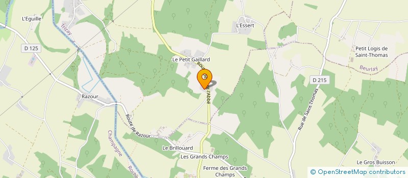 localisation de l'entreprise MONSIEUR XAVIER ROCHE  TRIZAY