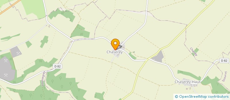 localisation de l'entreprise MONSIEUR XAVIER RODIN  CHASEREY