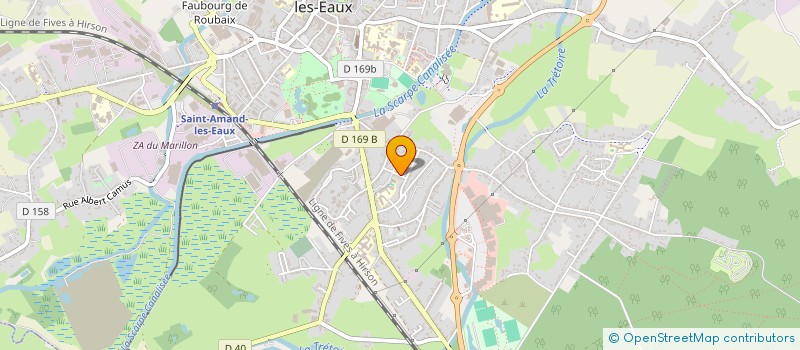 localisation de l'entreprise MONSIEUR XAVIER RODRIGUES à SAINT-AMAND-LES-EAUX