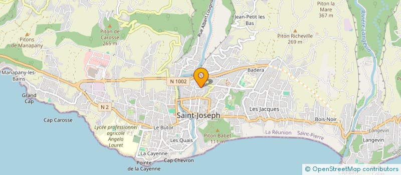 localisation de l'entreprise MONSIEUR XAVIER ROGER à SAINT-JOSEPH