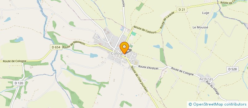 localisation de l'entreprise MONSIEUR XAVIER ROGISTER  COLOGNE