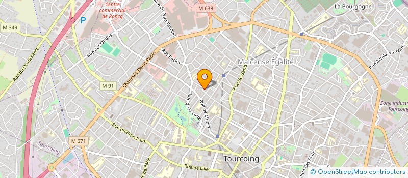 localisation de l'entreprise MONSIEUR XAVIER ROLET  TOURCOING