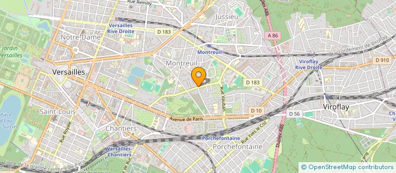 localisation de l'entreprise MONSIEUR XAVIER ROLLAND à VERSAILLES