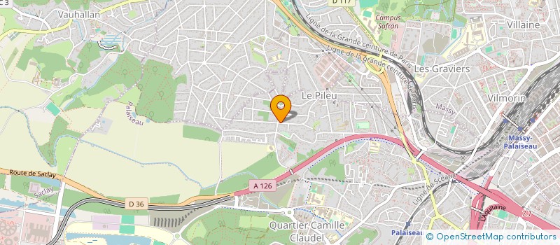 localisation de l'entreprise MONSIEUR XAVIER ROMAIN à PALAISEAU
