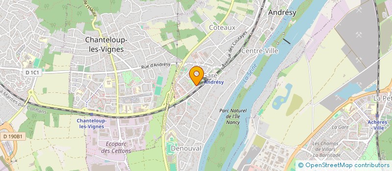 localisation de l'entreprise MONSIEUR XAVIER ROSENFELD à ANDRESY