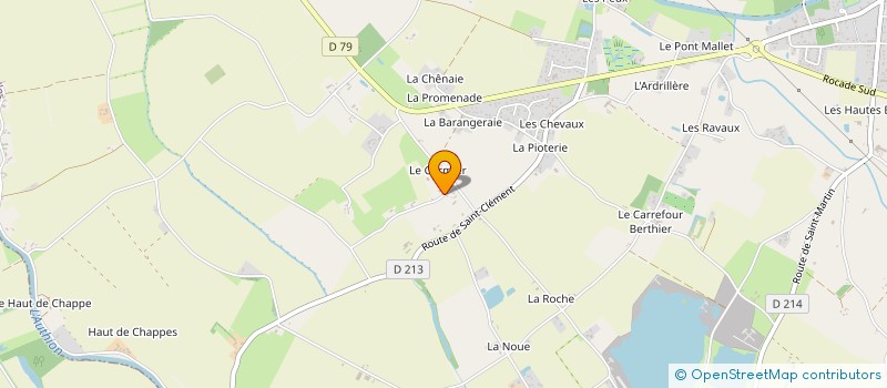 localisation de l'entreprise MONSIEUR XAVIER ROUILLIER  GENNES-VAL-DE-LOIRE