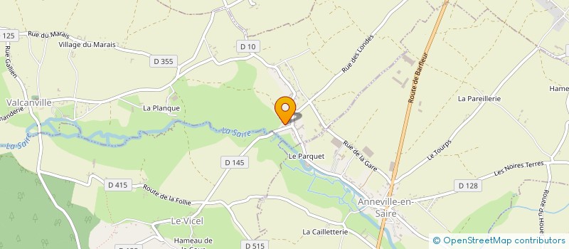 localisation de l'entreprise MONSIEUR XAVIER ROUPSARD  LE VICEL