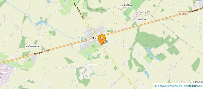 localisation de l'entreprise MONSIEUR XAVIER ROUSSEAU  CHALLANS