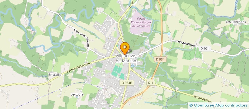 localisation de l'entreprise MONSIEUR XAVIER ROUSTAA  VILLENEUVE-DE-MARSAN