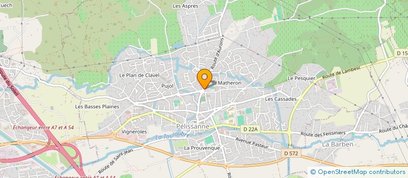 localisation de l'entreprise MONSIEUR XAVIER ROUVREAU à PELISSANNE