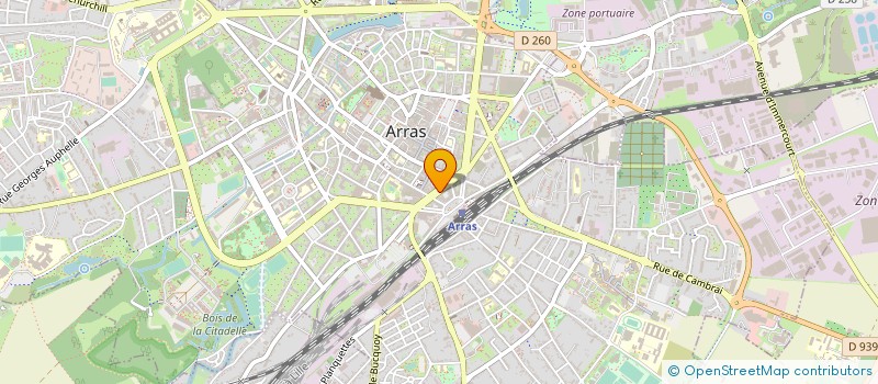 localisation de l'entreprise MONSIEUR XAVIER ROUX à ARRAS