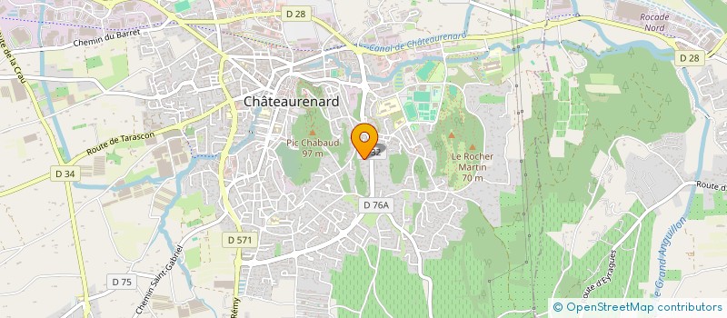 localisation de l'entreprise MONSIEUR XAVIER ROUX à CHATEAURENARD