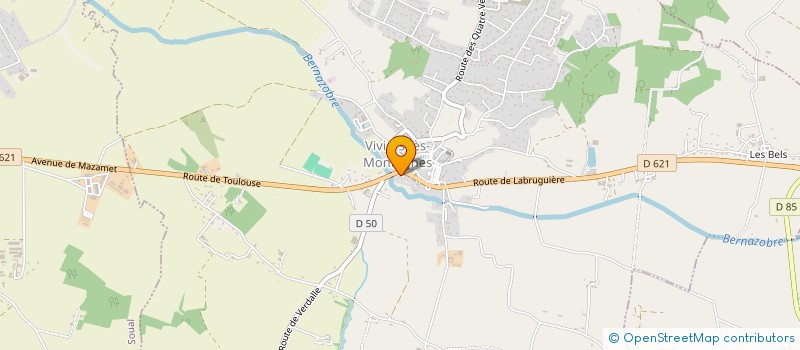 localisation de l'entreprise MONSIEUR XAVIER ROUX  VIVIERS-LES-MONTAGNES