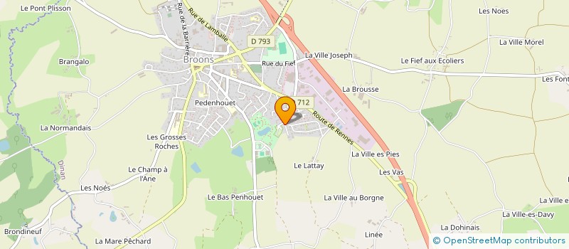 localisation de l'entreprise MONSIEUR XAVIER ROY  BROONS