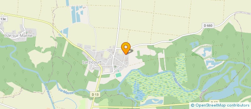 localisation de l'entreprise MONSIEUR XAVIER ROZE  LARZICOURT