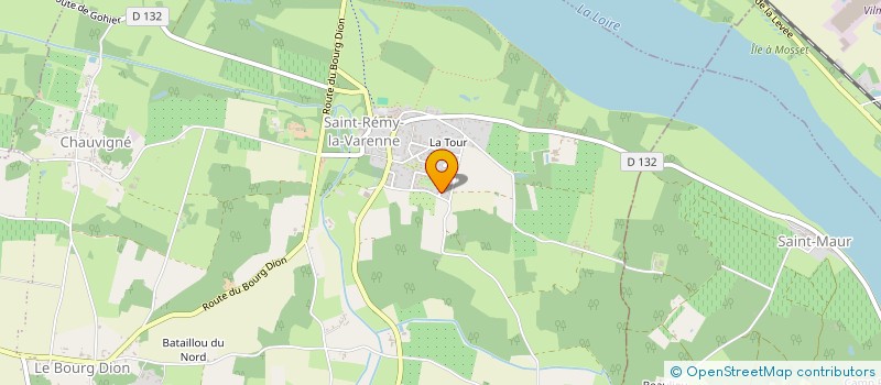 localisation de l'entreprise MONSIEUR XAVIER RUAN  BRISSAC LOIRE AUBANCE