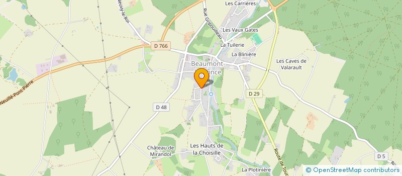 localisation de l'entreprise MONSIEUR XAVIER RUBEL à BEAUMONT-LOUESTAULT