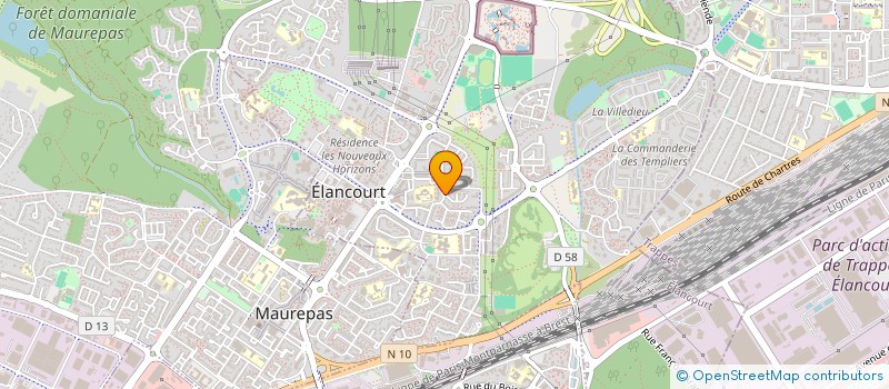 localisation de l'entreprise MONSIEUR XAVIER RUBINO  ELANCOURT