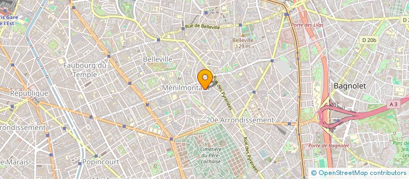 localisation de l'entreprise MONSIEUR XAVIER RUIZ  PARIS