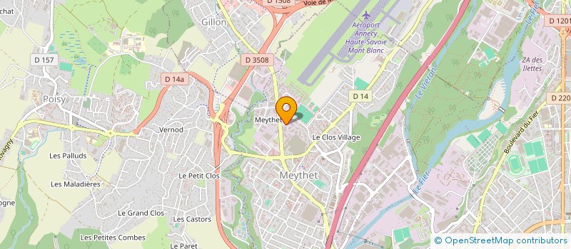 localisation de l'entreprise MONSIEUR XAVIER SAGNE à ANNECY