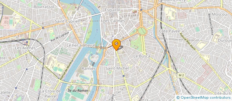 localisation de l'entreprise MONSIEUR XAVIER SAINCLAIR à TOULOUSE