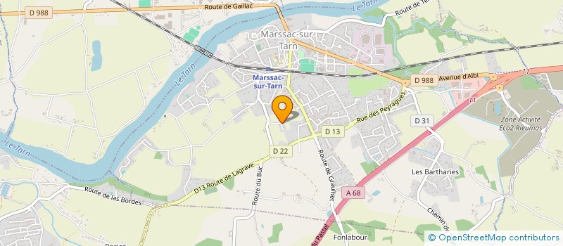 localisation de l'entreprise MONSIEUR XAVIER SALAUN  MARSSAC-SUR-TARN