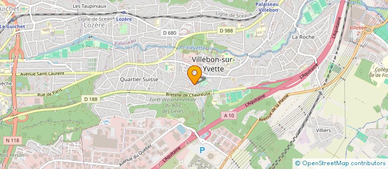 localisation de l'entreprise MONSIEUR XAVIER SALESSE à VILLEBON-SUR-YVETTE