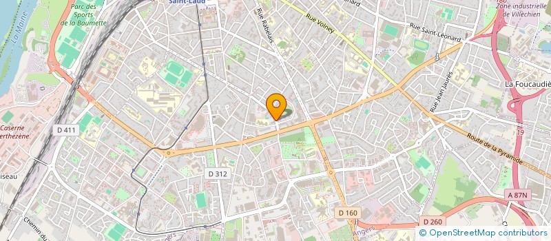localisation de l'entreprise MONSIEUR XAVIER SAM à ANGERS
