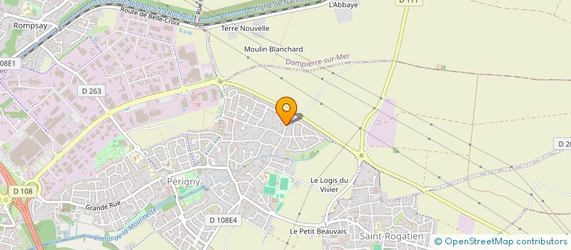 localisation de l'entreprise MONSIEUR XAVIER SAMELIN  PERIGNY