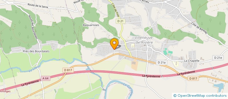 localisation de l'entreprise MONSIEUR XAVIER SAMSON  VILLENEUVE-DE-RIVIERE