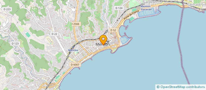 localisation de l'entreprise MONSIEUR XAVIER SANCHEZ à MENTON