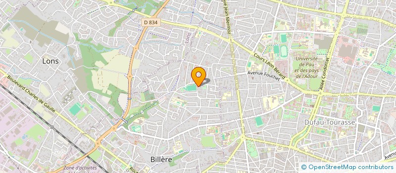 localisation de l'entreprise MONSIEUR XAVIER SANTAL  BILLERE