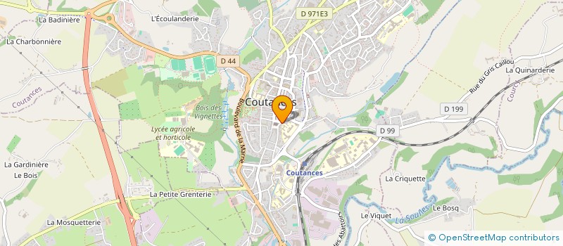 localisation de l'entreprise MONSIEUR XAVIER SARDA  COUTANCES